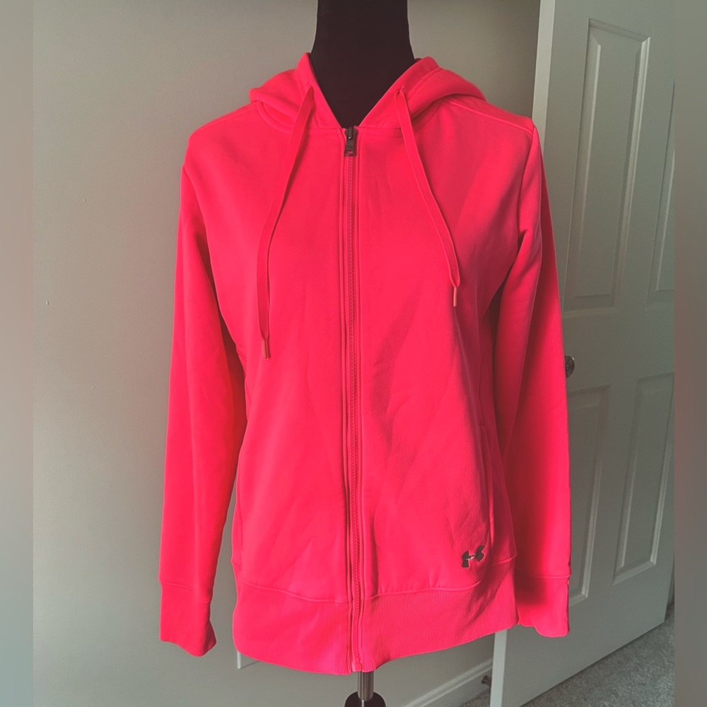 Neon pink UA Storm Sweatshirt